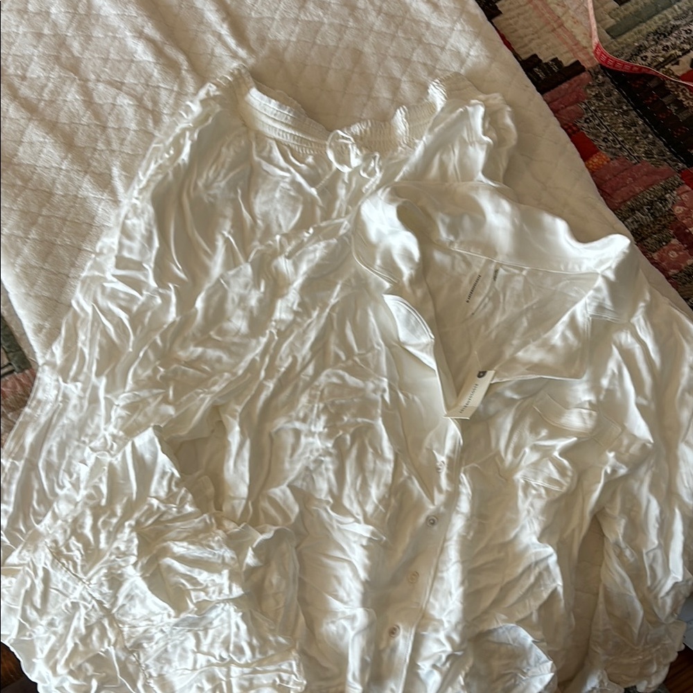 Women's White Sleepwear Set